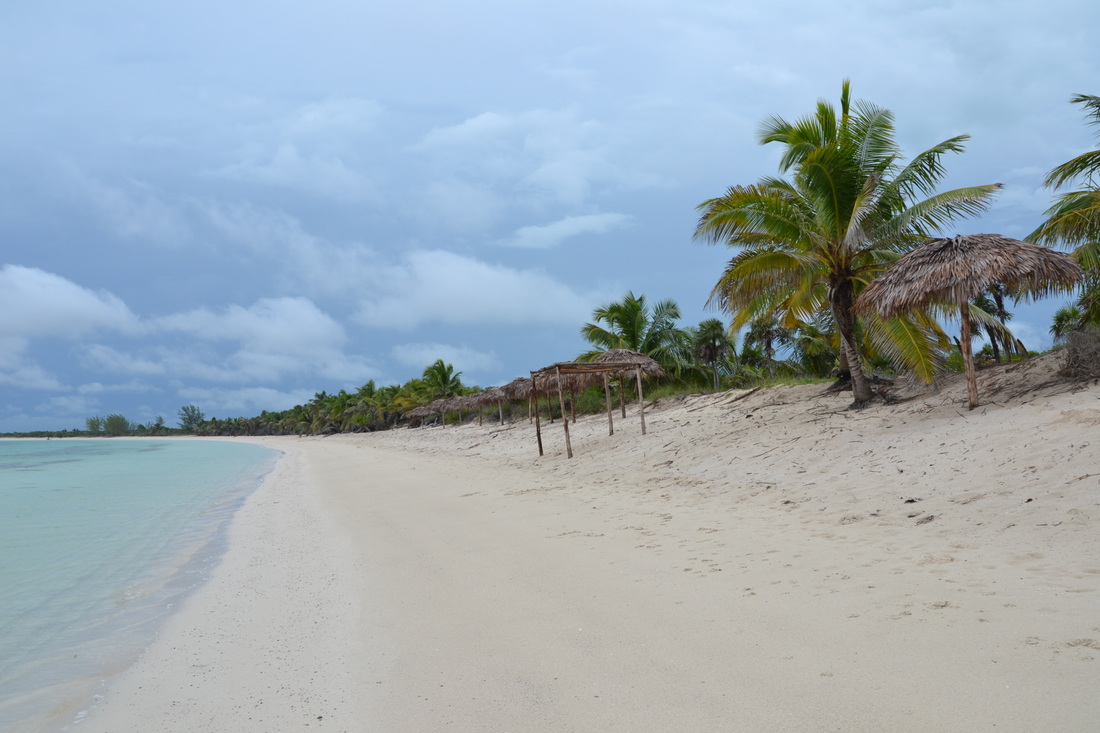 Pláž Playa las Sallinas na ostrově Cayo las Brujas
