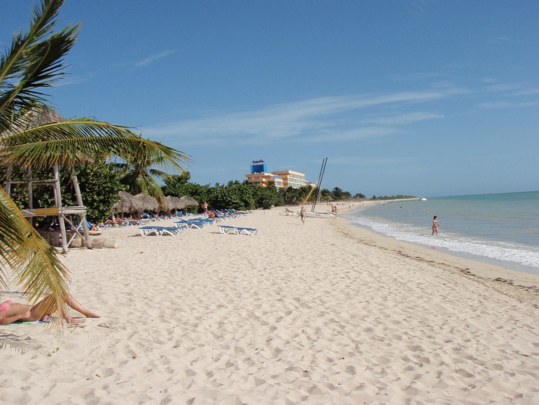 Pláž Playa Ancón u Trinidadu